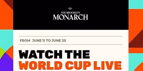 WATCH LIVE SOCCER ON GIANT SCREENS \u26bd\ufe0f \u2192 FREE RSVP