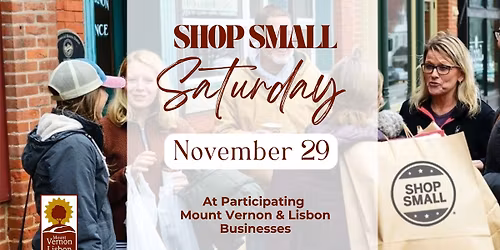 Mount Vernon-Lisbon Shop Small Saturday 2025