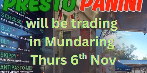 Presto Panini in Mundaring