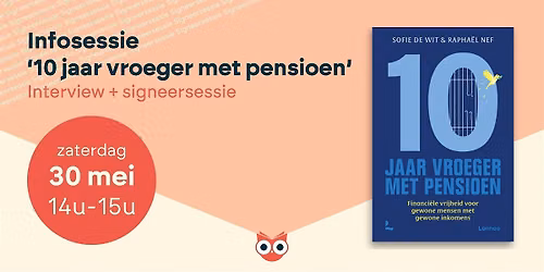 Infosessie '10 jaar vroeger met pensioen'