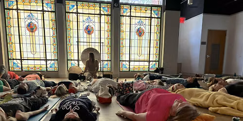 Sound Bath in the Tiffany Gallery