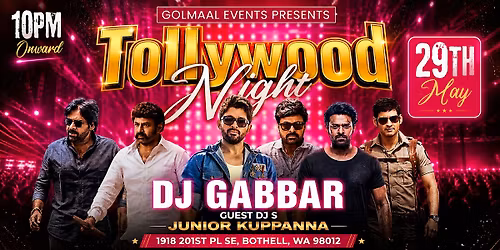 TOLLYWOOD NIGHT SEATTLE @ EastSide