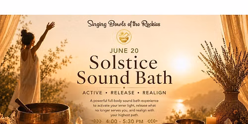 Summer Solstice Sound Bath & Cacao Ceremony