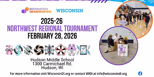 2026 Northwest Regional Tournament - Wisconsin Destination Imagination