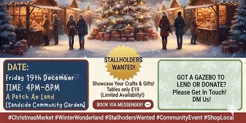 Winter wonderland Christmas market