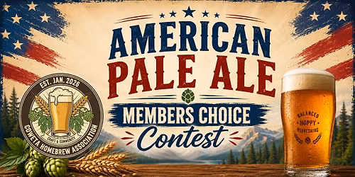 Coweta Homebrew Association - American Pale Ale Members Choice Contest