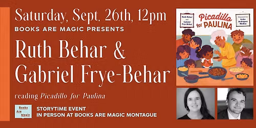 Storytime w\/ Ruth Behar & Gabriel Frye-Behar: Picadillo for Paulina