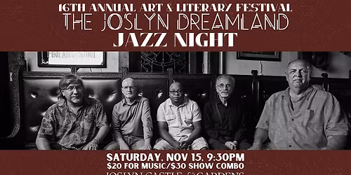 The Joslyn Dreamland: Jazz Night with Luigi Inc.