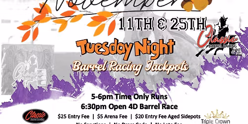 Barrel Race at Triple Crown Equestrian Center