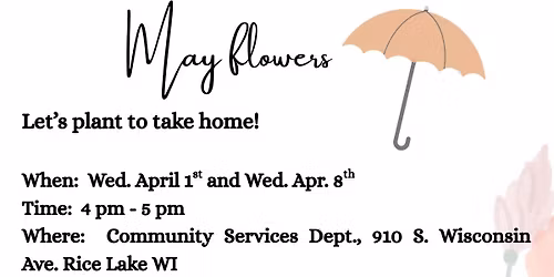 April showers bring May flowers! 