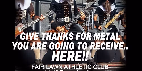 Grime Factor and FLAC on Thanksgiving Eve, Wed 11\/26\/25!! Early start 8:00 PM!!