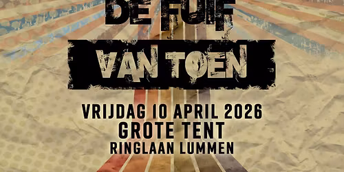 De Fuif Van Toen 2026