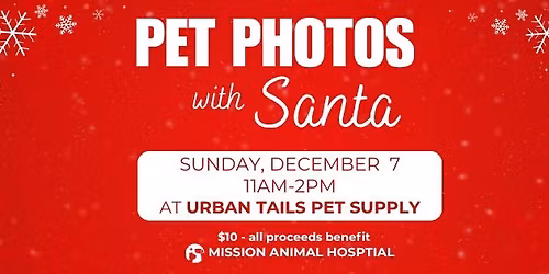 Pet Photos with Santa