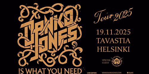 Danko Jones (CA): Is What You Need Tour 2025 \/ Tavastia-klubi