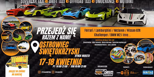 Przejed\u017a si\u0119 Ferrari, Lamborghini, McLaren, GTR, Challenger, BMW - OSTROWIEC \u015aWI\u0118TOKRZYSKI