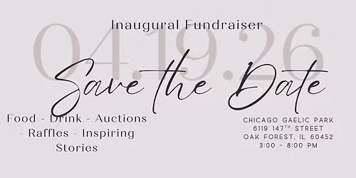 Inaugural Fundraiser