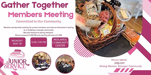 November Members Meeting