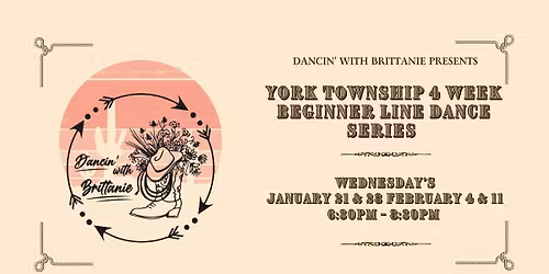 York Township 4 Week Beginner Line Dance Series