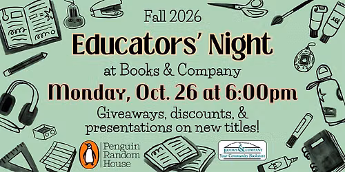 Fall Educators' Night for Teachers and Librarians
