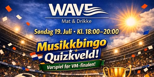 Fotballchill quiz og musikkbingo - Vorspiel til VM- Finalen