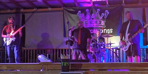 Party on the patio at Legends bar and grille