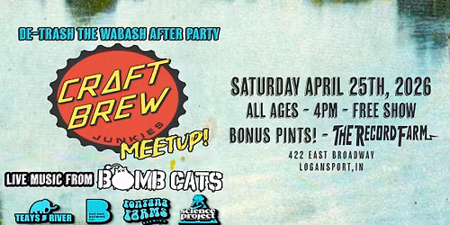 Craft Bew Junkies Midwest Meet up with Bombcats LIVE!!!