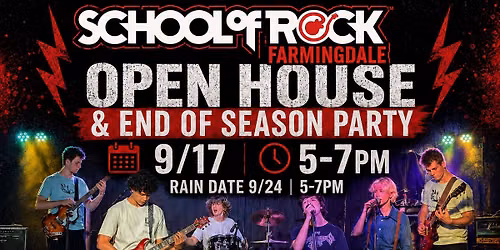 School of Rock Farmingdale Open House and End of Season Party