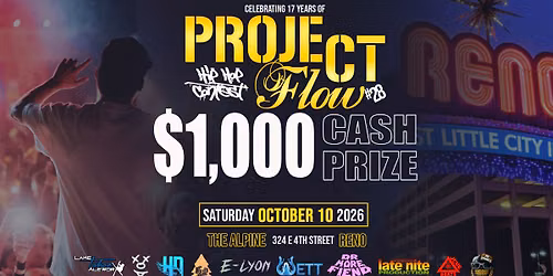 PROJECTflow #28 \/\/\/ Nevada's Biggest Hip Hop Contest