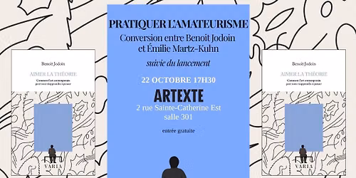 Causerie et lancement - Aimer la th\u00e9orie. Comment l'art contemporain peut nous r\u00e9apprendre \u00e0 penser