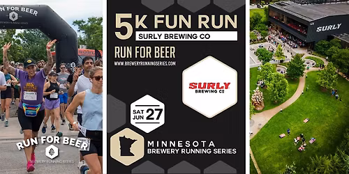 5k Fun Run x  Surly Brewing Co | 2026 MN Brewery Running Series