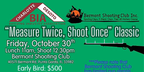 \u201cMeasure Twice, Shoot Once\u201d Classic Presented By Harbor Home Builders