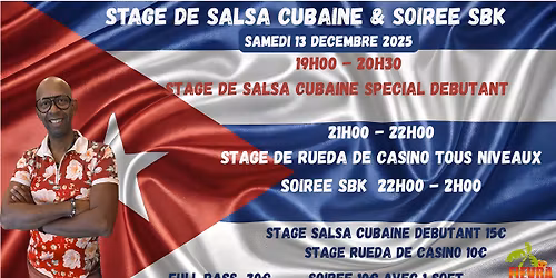 STAGE DE SALSA CUBAINE SPECIAL DEBUTANT & SOIREE SBK