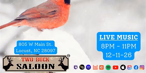 Comfortable Shirt:  Live From Two Buck Saloon in Locust!