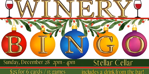 Winery Bingo! December