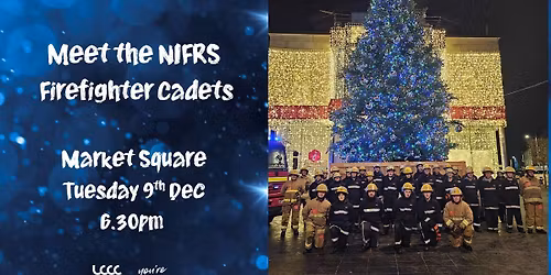 NI Fire & Rescue Cadets Open Night at the Lisburn Light Festival