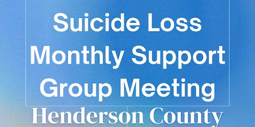 Monthly Support Group mtg