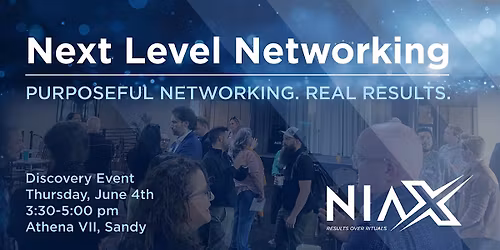 NIAX - Next Level Networking - Sandy