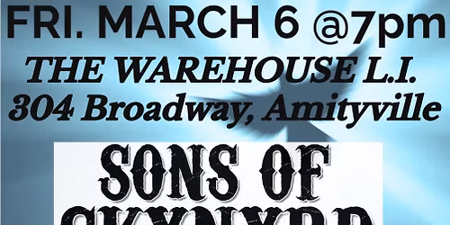 SOUTHERN ROCK at The Warehouse L.I. March 6