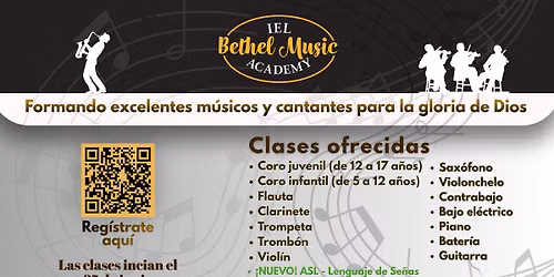 IEL Bethel Music Academy Fall 2026