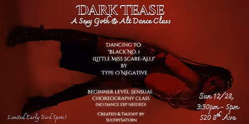 Dark Tease: A Sexy Goth & Alt Dance Class