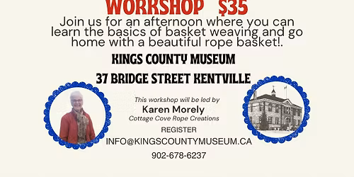 Nautical Rope Basket Workshop