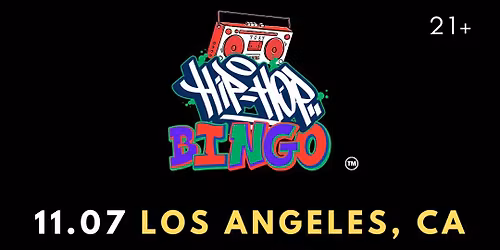 Hip Hop Bingo LOS ANGELES