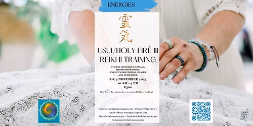 Usui\/Holy Fire III Reiki 2 training