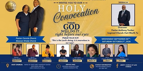 Liberty Church Holy Convocation 