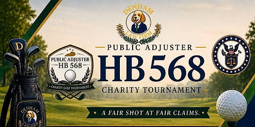 Public Adjuster HB 568 Charity Golf Tournament