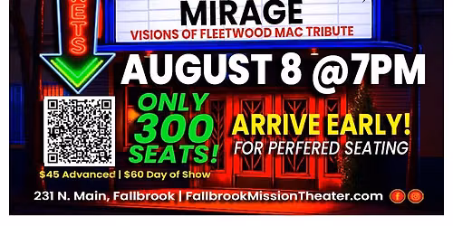MIRAGE - Visions of Fleetwood Mac Tribute