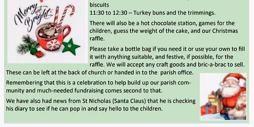 St Lucy Christmas Coffee Morning 