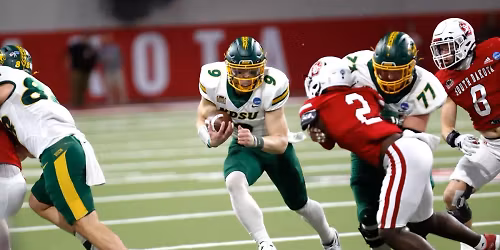 Parking South Dakota Coyotes at North Dakota State Bison Mens Basketball