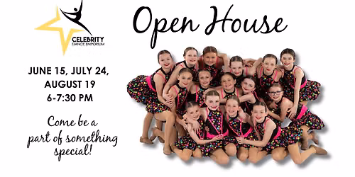 Celebrity Dance Open House\/Fall Registration