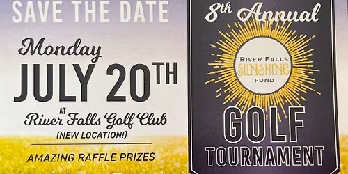 8th Annual River Falls Sunshine \u2600\ufe0f Golf Tournament